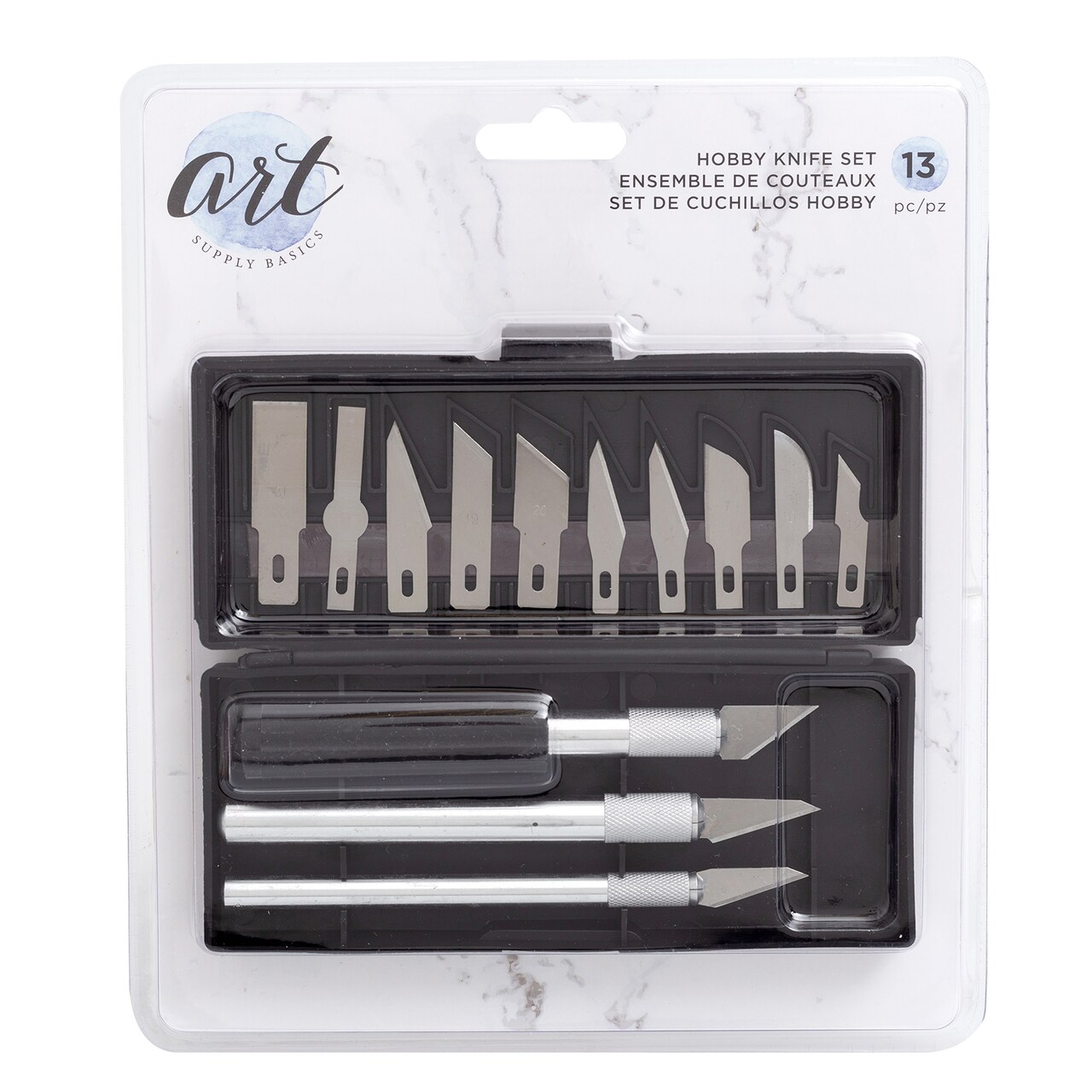 TOOL - American Crafts - ART SUPPLY BASICS - HOBBY KNIFE SET (13 PIECE) 354853